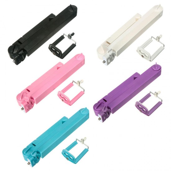 3 in 1 Multi-function Foldable Folding Tripod Holder Selfie Stick For iPhone Samsung iPad