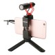 Ulanzi 1/4" Screw Mount Phone Holder Selfie Stick Tripod for Smartphone Action Camera