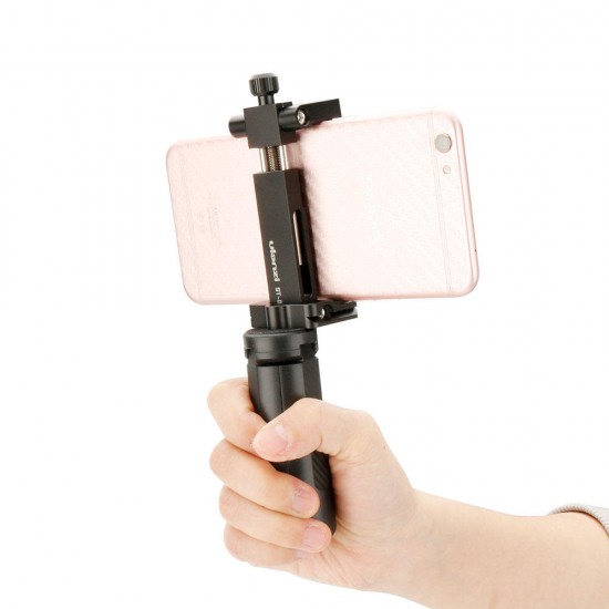 Ulanzi 1/4" Screw Mount Phone Holder Selfie Stick Tripod for Smartphone Action Camera