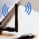 2.4G WiFi USB Wireless LAN Adapter With Antenna for Mac Windows