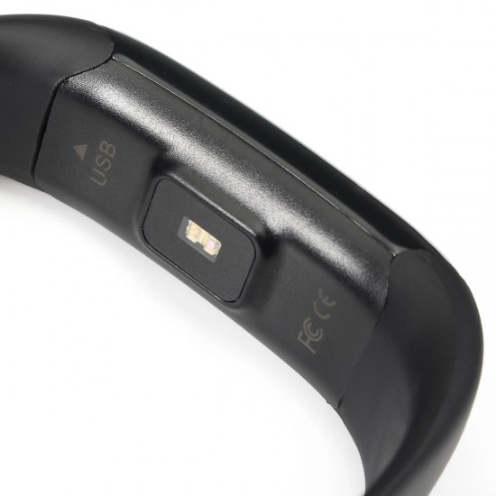 0.86 inch Heart Rate Fitness Tracker Sleep Monitor Smart Bracelet Wristband for Mobile Phone