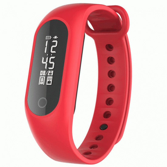 B15S 0.86inch OLED Heart Rate Blood Oxygen Pressure Monitor Pedometer Smart Bracelet For iphone X 8