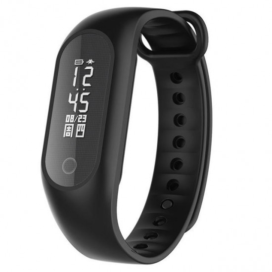 B15S 0.86inch OLED Heart Rate Blood Oxygen Pressure Monitor Pedometer Smart Bracelet For iphone X 8