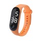 Colorful LED White Light Student Touch Screen Fashion Separate Sport Bracelet Smart Watch