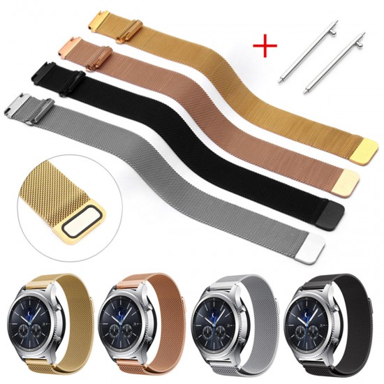 Milanese Loop Mesh Metal Watch Band Strap For Samsung Gear Frontier/ Classic S3