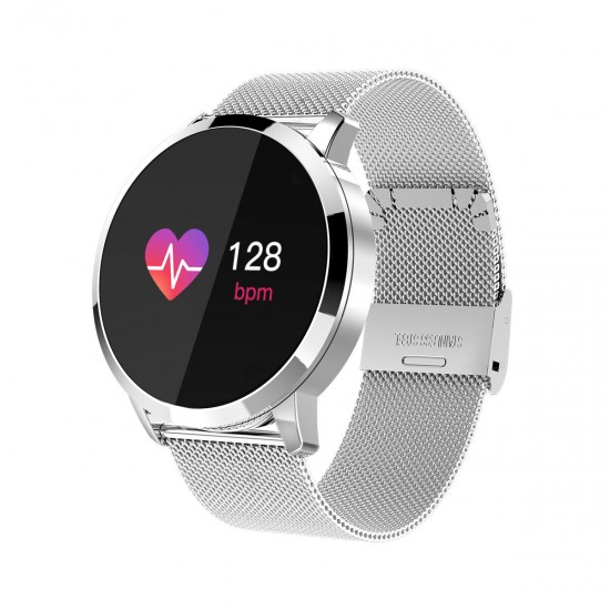 Newwear Q8 Stainless Steel 0.95 inch OLED Color Screen Blood Pressure Heart Rate Smart Watch Newwear Q8 Stainless Steel 0.95 inch OLED Color Screen Blood Pressure Heart Rate Smart Watch