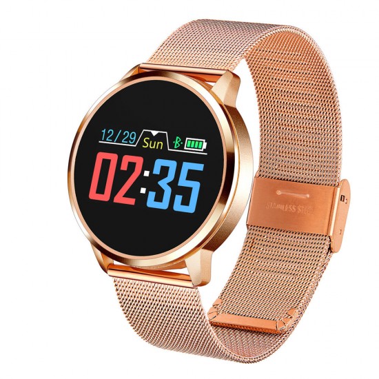 Newwear Q8 Stainless Steel 0.95 inch OLED Color Screen Blood Pressure Heart Rate Smart Watch Newwear Q8 Stainless Steel 0.95 inch OLED Color Screen Blood Pressure Heart Rate Smart Watch