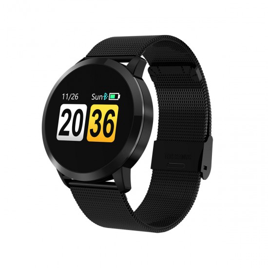 Newwear Q8 Stainless Steel 0.95 inch OLED Color Screen Blood Pressure Heart Rate Smart Watch Newwear Q8 Stainless Steel 0.95 inch OLED Color Screen Blood Pressure Heart Rate Smart Watch