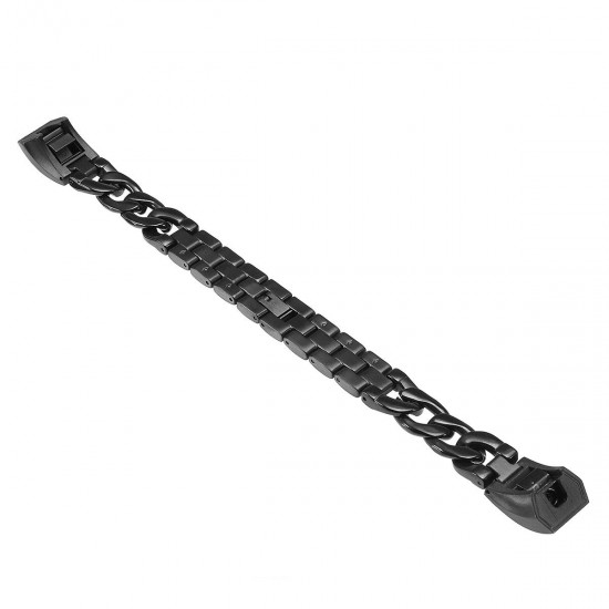 Steel Watch Bands Chain Strap Belt Buckle Replacement For Fitbit Alta Tracker Band Steel Watch Bands Chain Strap Belt Buckle Replacement For Fitbit Alta Tracker Band