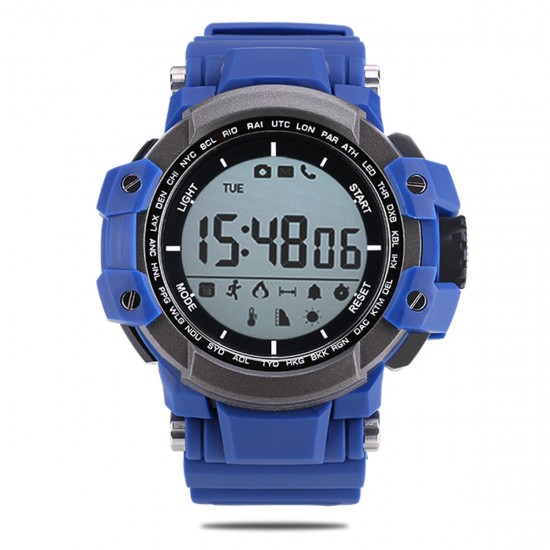 Zeblaze MUSCLE BT 4.0 50M Waterproof Pedometer Altimeter Message Reminder Sports Smart Watch