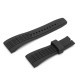 20-26mm Silicone Black Watch Band Strap For Seiko Velatura Watch Replaceable