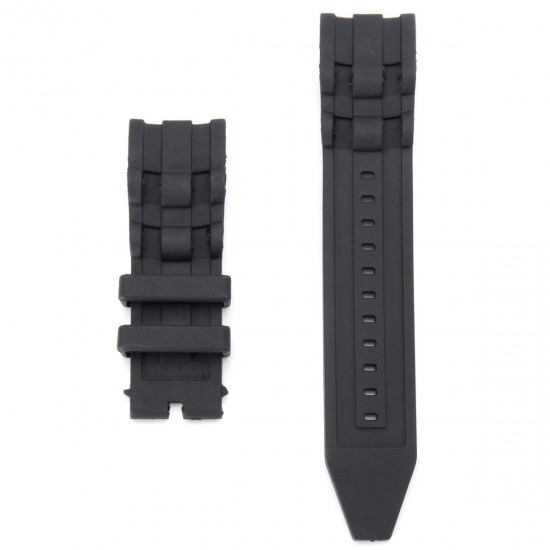 26mm Rubber Black Watch Band Strap For Invicta Pro Diver 6977-6978-6981-6983