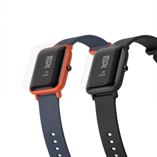 2PCS Hat Prince Scratch-resistant Waterproof HD Thin Screen Protector For Xiaomi Amazfit Pace Lite