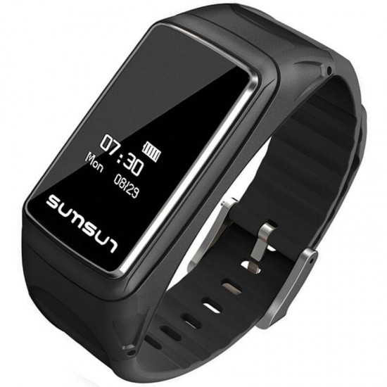B7 Talk Band Heart Rate Monitor Pedometer Phone Call Bluetooth Smart Watch For iPhone X 8/8Plus Sams