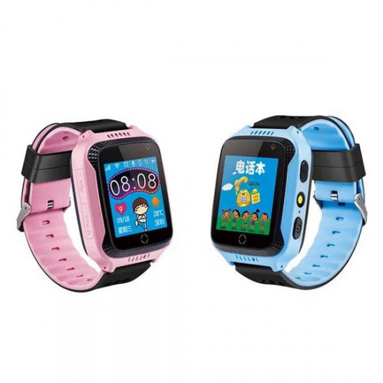 Bakeey 1.44inch Touch Screen SOS GPS LBS LocationTracker Flashlight Pedometer Children Smart Watch