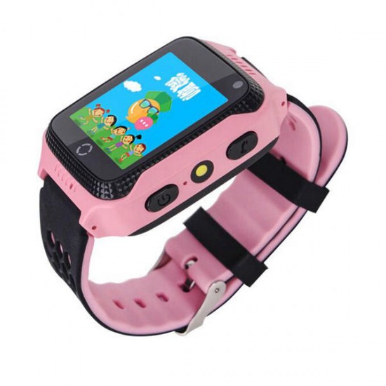 Bakeey 1.44inch Touch Screen SOS GPS LBS LocationTracker Flashlight Pedometer Children Smart Watch