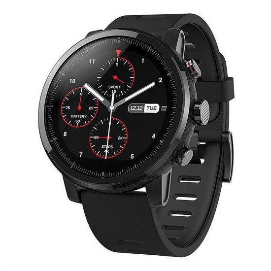International Version Xiaomi AMAZFIT Huami Stratos Sports Smart Watch 2 GPS 1.34inch 2.5D Screen 5ATM
