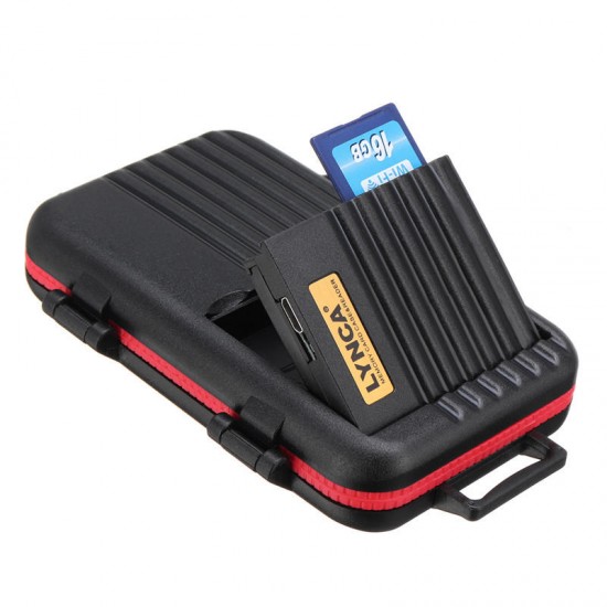 2 in 1 Type-c Micro USB OTG Memory Card TF Card CF Card Storage Box Card Reader for Mobile Phone