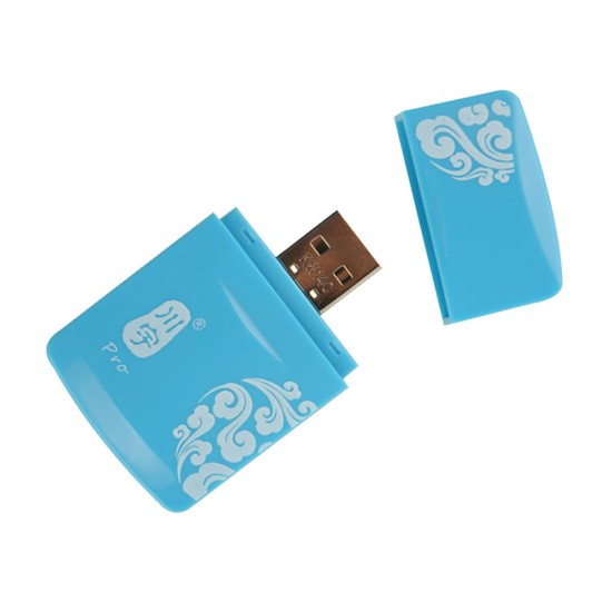 Kawau Mini Portable USB 2.0 TF Memory Card SD MS Card Reader for Computer Tablet PC