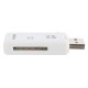 USB 2.0 High Speed xD Memory Card Reader Adapter White for Olympus Fuji xD Pictu