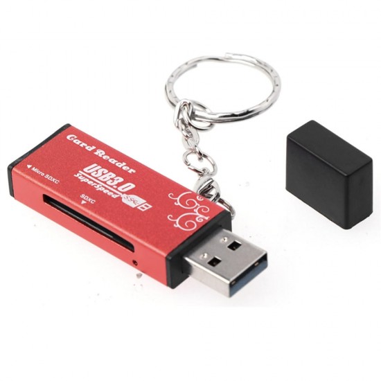 Universal Metal USB 3.0 High Speed TF Memory Card SD Card Reader for Tablet Computer