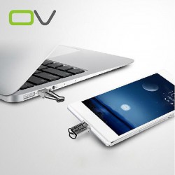 16G OV Metal OTG Dual Use High-speed Dual Plug U Disk For Mobile Computers