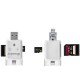 Bakeey R002A 2-in-1 SD TF Card Reader Micro U-Disk For iPhone iPad Android Tablet PC