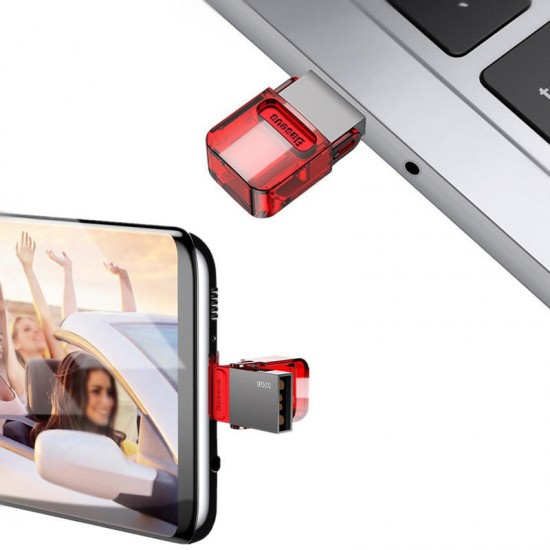 Baseus Mini 32GB Type-c OTG USB Flash Drive U Disk for Samsung Xiaomi Tablet Mobile Phone