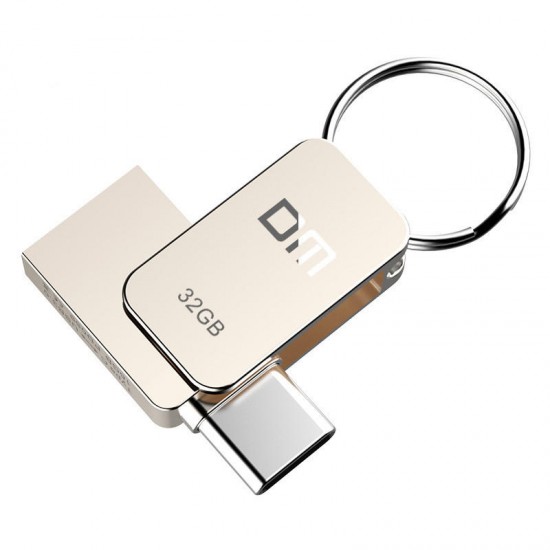 DM 16GB 32GB 64GB Metal Mini Type-c OTG USB 3.0 Flash Drive for Xiaomi Mobile Phone Tablet
