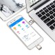EAGET Metal 32GB Type-c OTG USB 3.0 U Disk Pendrive Flash Drive for Xiaomi Mobile Phone Tablet PC