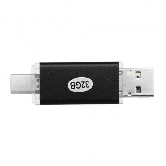 Metal 16GB 32GB 64GB Type-c USB 2.0 Micro USB Flash Drive U Disk for Xiaomi Mobile Phone Tablet PC