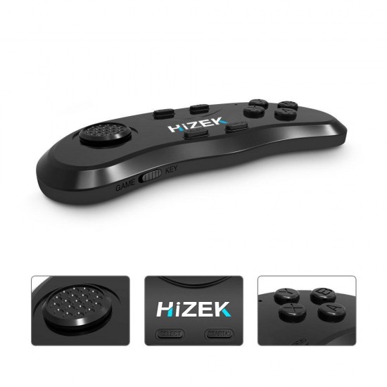 Hizek HZ-RC2 bluetooth Remote Controller Wireless Gamepads Mouse Music Player For iOS Android PC