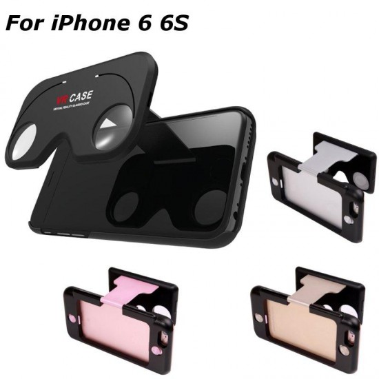 2 In 1 Silicone Virtual Reality 3D VR Case For Video And Games For Apple iPhone 6 6s 4.7 Inch