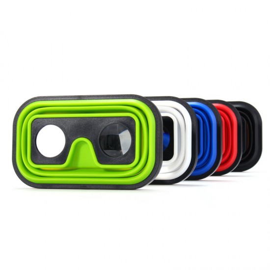 3D Foldable Silicone Virtual Reality VR Glasses for 4.0 to 5.8 Inches Cell Phone 3D Foldable Silicone Virtual Reality VR Glasses for 4.0 to 5.8 Inches Cell Phone