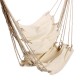 17x32inch Outdoor Hammock Chair Hanging Chairs Swing Cotton Rope Net Swing Cradles Kids Adults Swing Seat Chair