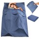 180 x 210CM Double Sleeping Bag Portable Liner Polyester Pongee Folding Travel Sleeping Mat