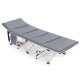 190 x 71 x 35cm Replicat Bed With Mattress Folding Recliner Chair Portable Beach Laying Siesta Couch