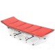 190 x 71 x 35cm Replicat Bed With Mattress Folding Recliner Chair Portable Beach Laying Siesta Couch