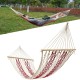 190x80cm Outdoor Camping Hammock Cotton Rope Swing Hanging Bed Garden Patio Max Load 100kg 190x80cm Outdoor Camping Hammock Cotton Rope Swing Hanging Bed Garden Patio Max Load 100kg