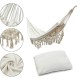 240x150CM Large Double Cotton Hammock Fringe Swing Beach Yard Hanging Chair Bed 240x150CM Large Double Cotton Hammock Fringe Swing Beach Yard Hanging Chair Bed