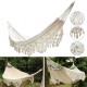 240x150CM Large Double Cotton Hammock Fringe Swing Beach Yard Hanging Chair Bed 240x150CM Large Double Cotton Hammock Fringe Swing Beach Yard Hanging Chair Bed