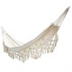240x150CM Large Double Cotton Hammock Fringe Swing Beach Yard Hanging Chair Bed