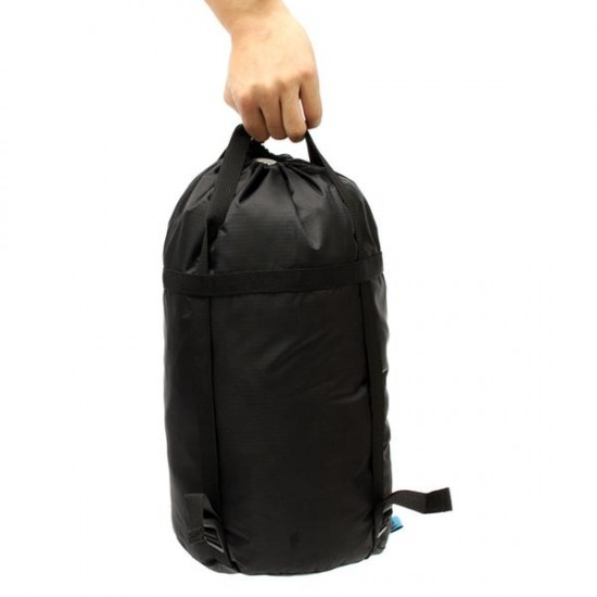 Light Weight Compression Stuff Sack Outdooors Travel Camping Sleeping Bag Black