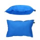 Trackman TM5103 Portable Folding Air Inflatable Pillow Travel Office Head Rest Air Cushion Blue