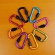 1 PCS 8CM Locking D Shape Buckle Quickdraw Extender Aluminum Keychain Metal Buckle Hanging Nut