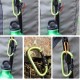 1 PCS 8CM Locking D Shape Buckle Quickdraw Extender Aluminum Keychain Metal Buckle Hanging Nut