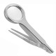 10X EDC Magnifier Multifunctional Tweezer Portable Stainless Steel Magnifying Glass Tool Kits 10X EDC Magnifier Multifunctional Tweezer Portable Stainless Steel Magnifying Glass Tool Kits