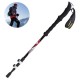 135cm Outdoor Mountaineering Walking Stick Folding Trekking Pole Climbing Crutch Alpenstock Camping Hiking 135cm Outdoor Mountaineering Walking Stick Folding Trekking Pole Climbing Crutch Alpenstock Camping Hiking