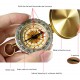 Outdoor Portable Brass Pocket G50 Copper Golden Compass Luminous Navigation Flip Outdoor Portable Brass Pocket G50 Copper Golden Compass Luminous Navigation Flip