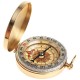 Outdoor Portable Brass Pocket G50 Copper Golden Compass Luminous Navigation Flip Outdoor Portable Brass Pocket G50 Copper Golden Compass Luminous Navigation Flip